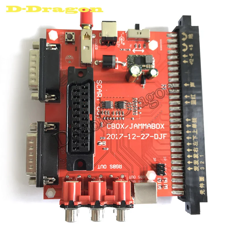 JAMMA to DB 15PIN Joypad конвертерная плата CBOX конвертер с SCART выходом для любой Аркады PCB SNK