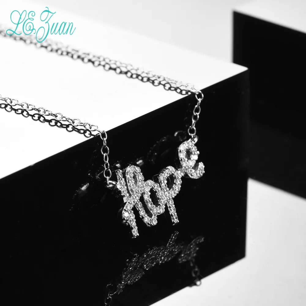 Женское Ожерелье с кулоном l & zuan из серебра 925 пробы|necklace pendant women|necklace women pendantnecklace
