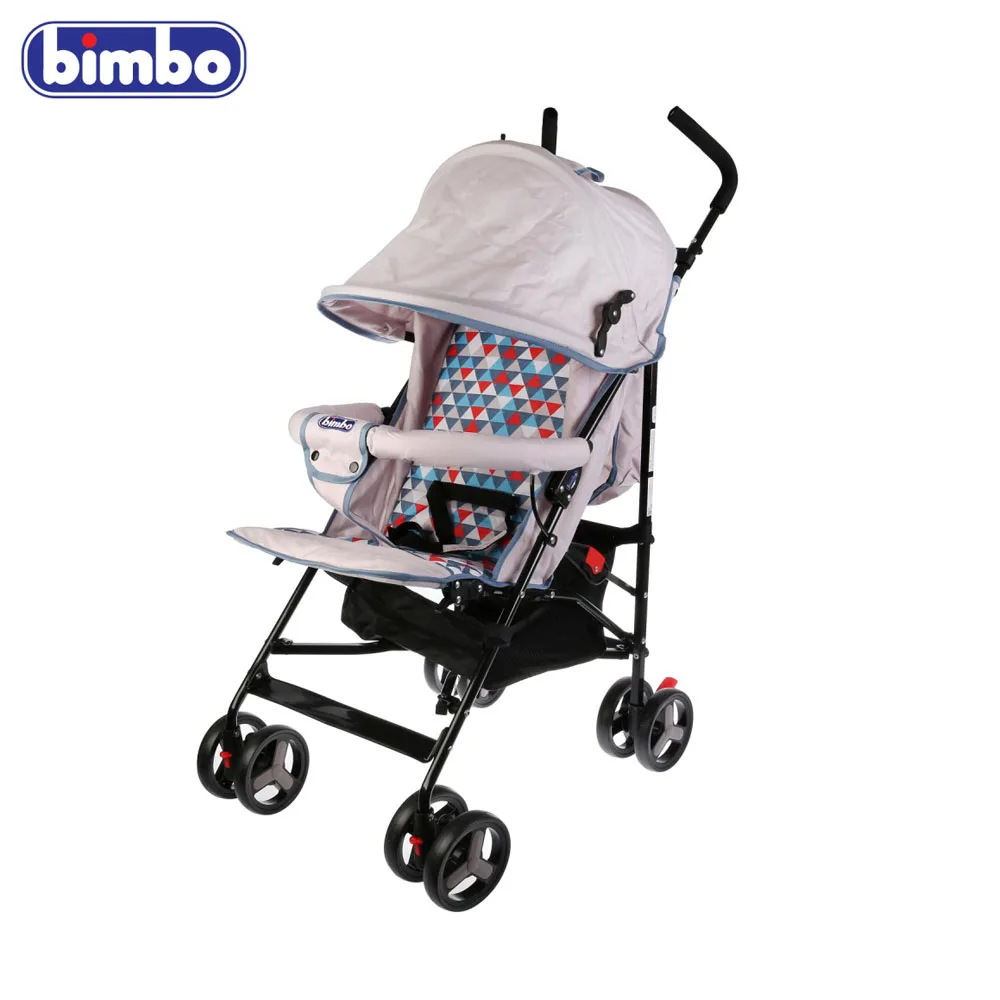 Коляска трость BIMBO колеса 8*5 5 глубокое канапе 3 точечный ремень безопасности цвет