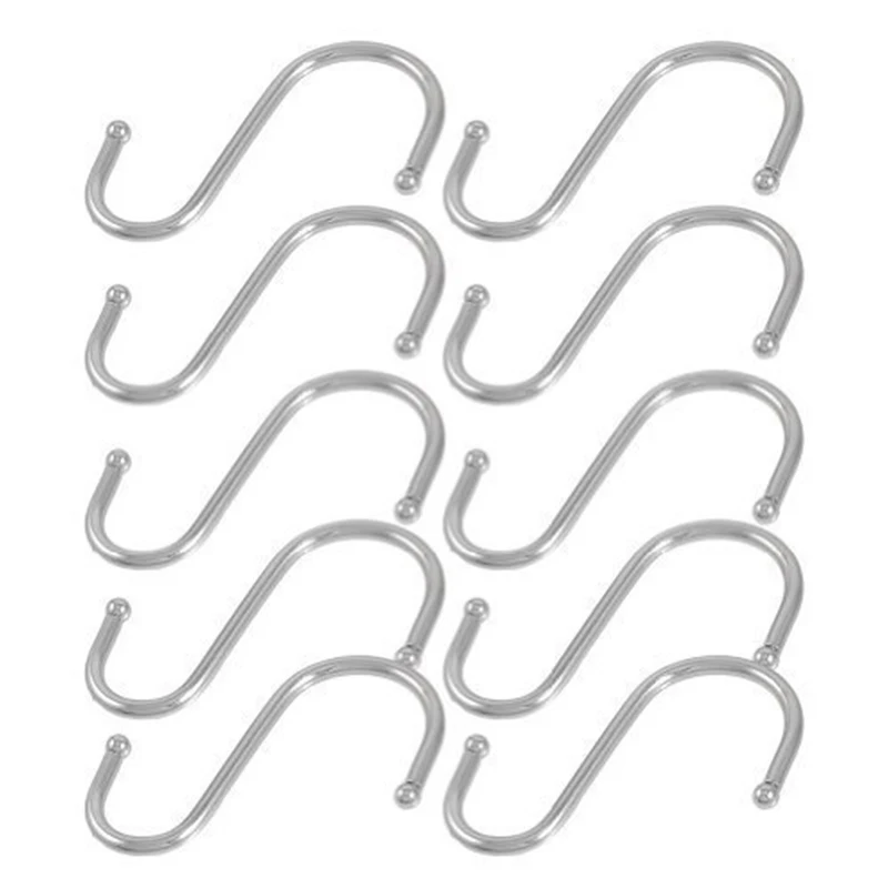 10 Шт. Новые Полезные шт. S образные Крючки Для Одежды Хранения Стойку Кухня