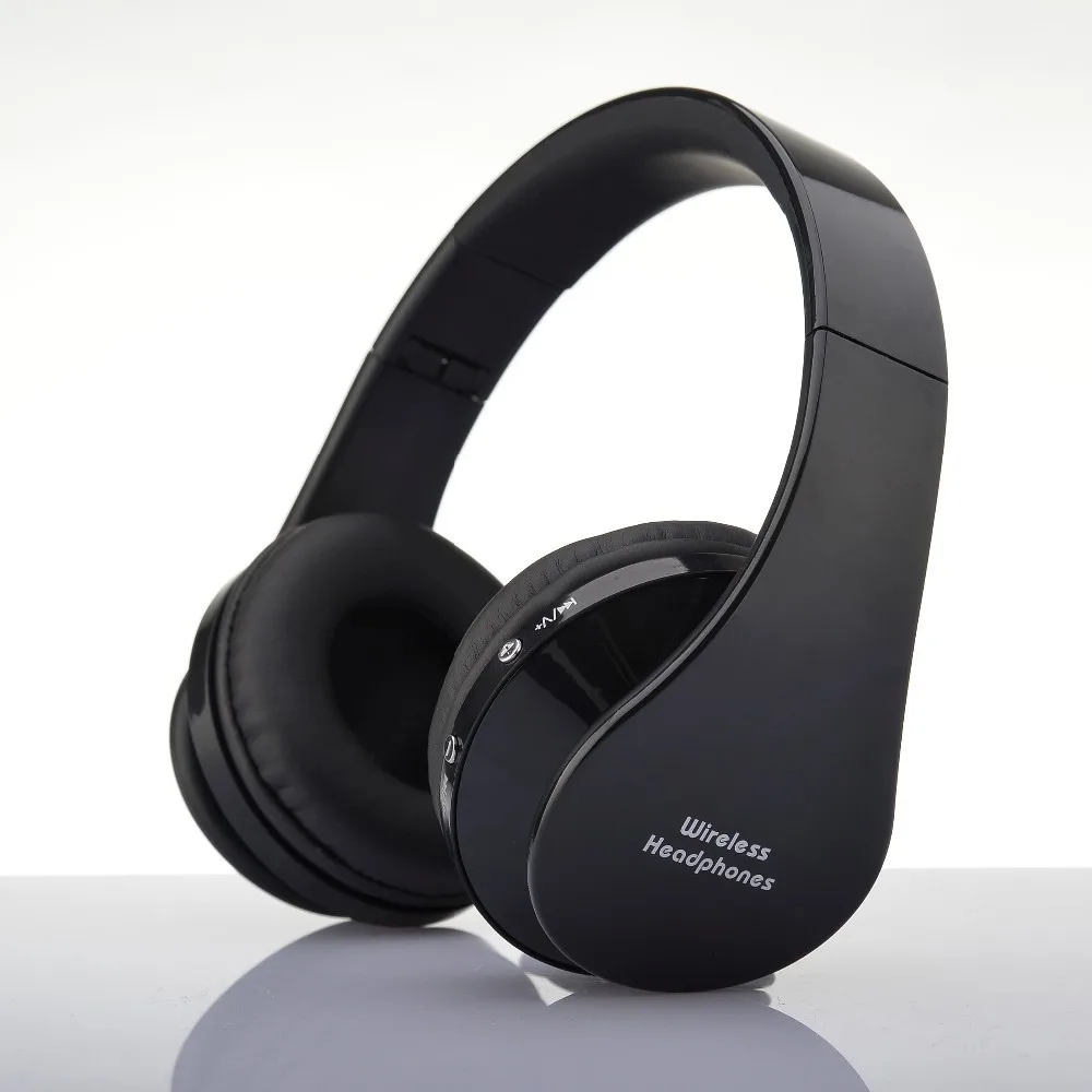 Складные Проводные/беспроводные наушники Bluetooth наушники Hi-Fi стерео гарнитура складные Накладные наушники с микрофоном для IPhone Ipad Tablet PC