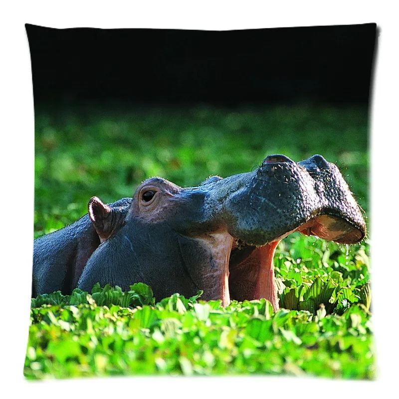 2018 пользовательский чехол для подушки в стиле хиппо наволочка диванной из