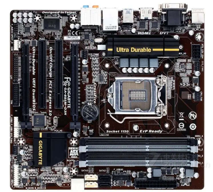 LGA1150 B85 для Gigabyte GA-B85M-D3H оригинальная настольная материнская плата B85M-D3H 1150 DDR3 USB3.0