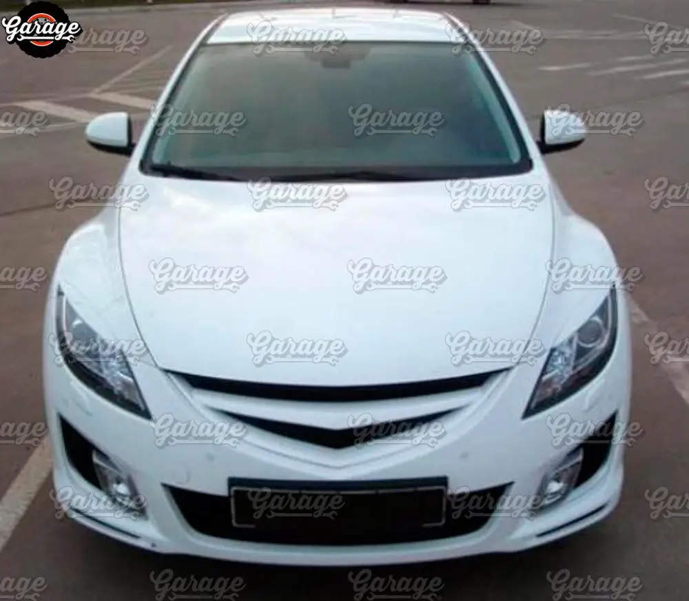 Чехлы для фар Mazda 6 2007 2012 пластиковые накладки из АБС пластика изгиб бровей
