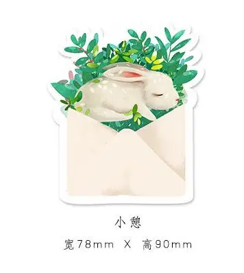 30 страниц/упаковка Wish of Rbbit memo pad Sticky Notes Memo notebook канцелярские принадлежности Papelaria Escolar школьные принадлежности - Цвет: 01