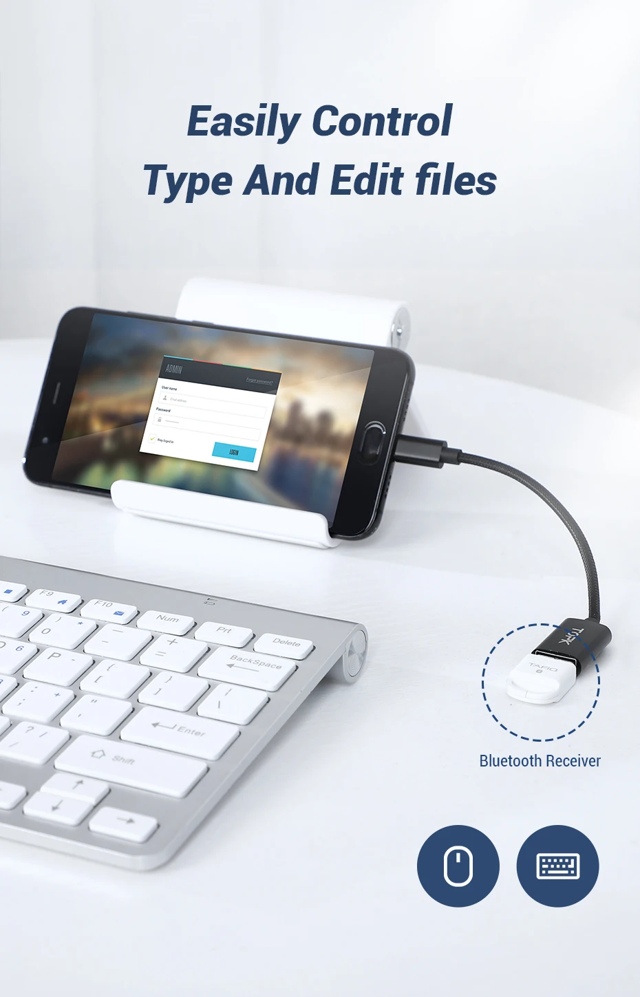 TOPK Micro USB OTG кабель адаптер для samsung Xiaomi huawei USB разъем Android USB 2,0 OTG адаптер