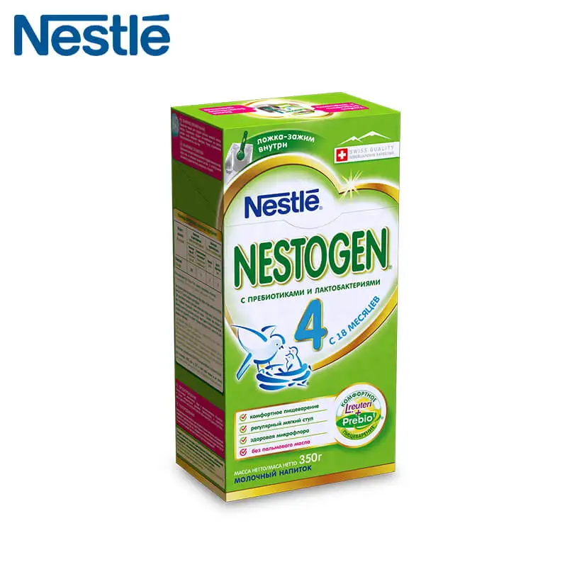 Детская Смесь NESTOGEN 4 (Nestle) с 18 месяцев 350г | Мать и ребенок