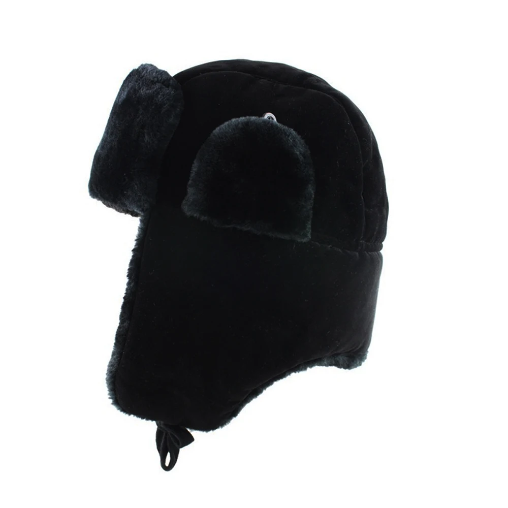 Советская армия военный значок Россия Bomber hats Pilot Trapper Авиатор Кепка зима