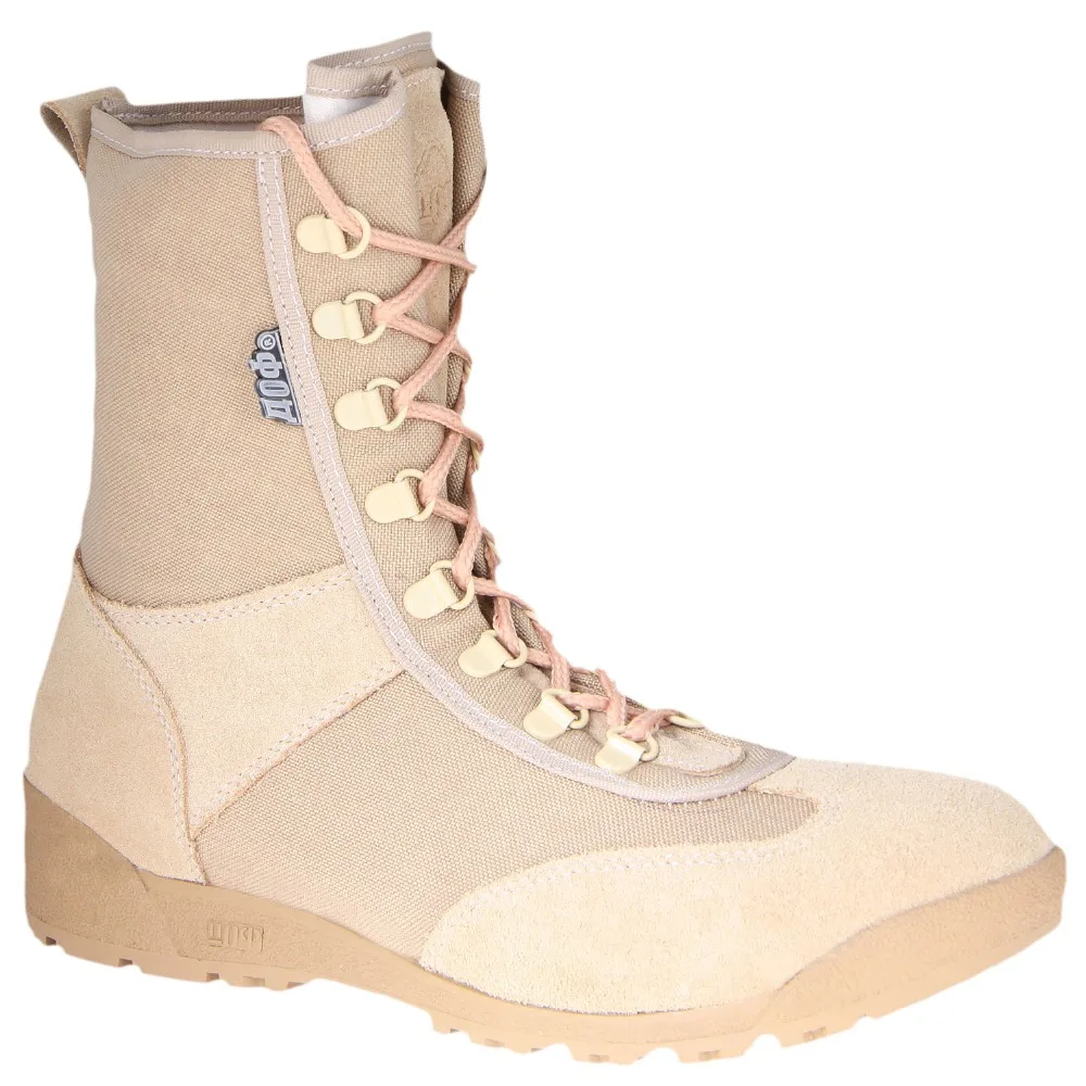 Бежевый мужчины лодыжки военные сапоги армейские ботинки высокое качество ткани