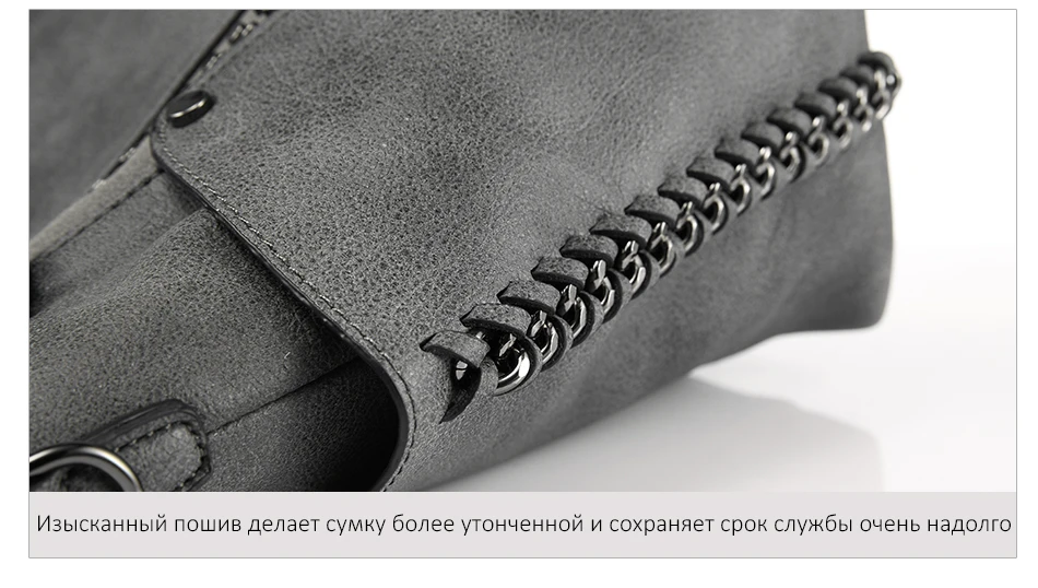 REALER бренд стильная женская сумка в руках высокого качества с короткими ручками, большая ручная сумка с заклепками, женские сумки через плечо с длинным ремнем