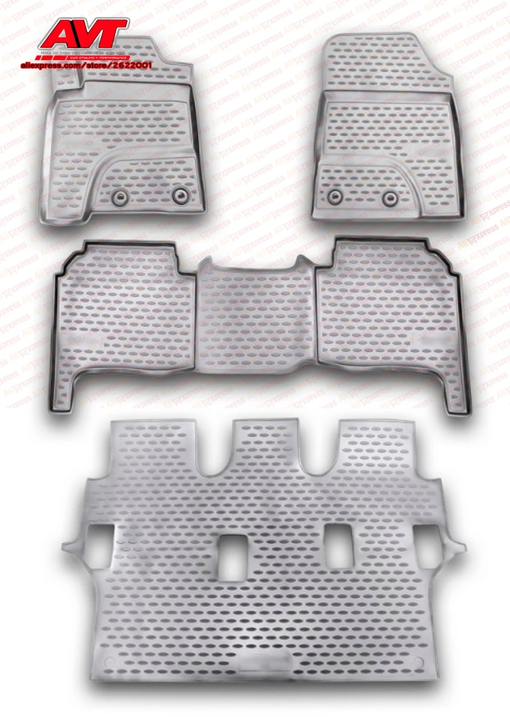 Коврики для Toyota Land Cruiser 200 2007 2012 4 шт. резиновые коврики Нескользящие аксессуары