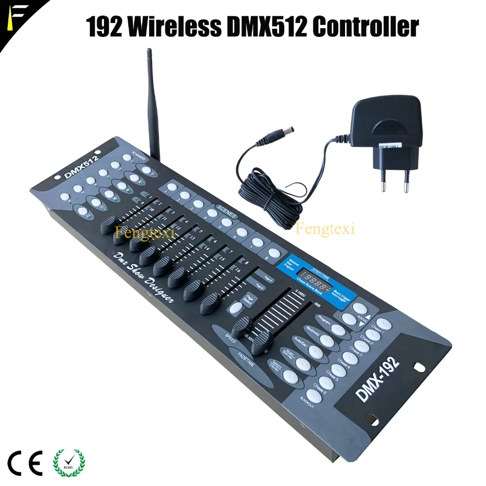 С 2 4G 192Ch беспроводной DMX 512 DJ контроллер системы сценический движущийся головной