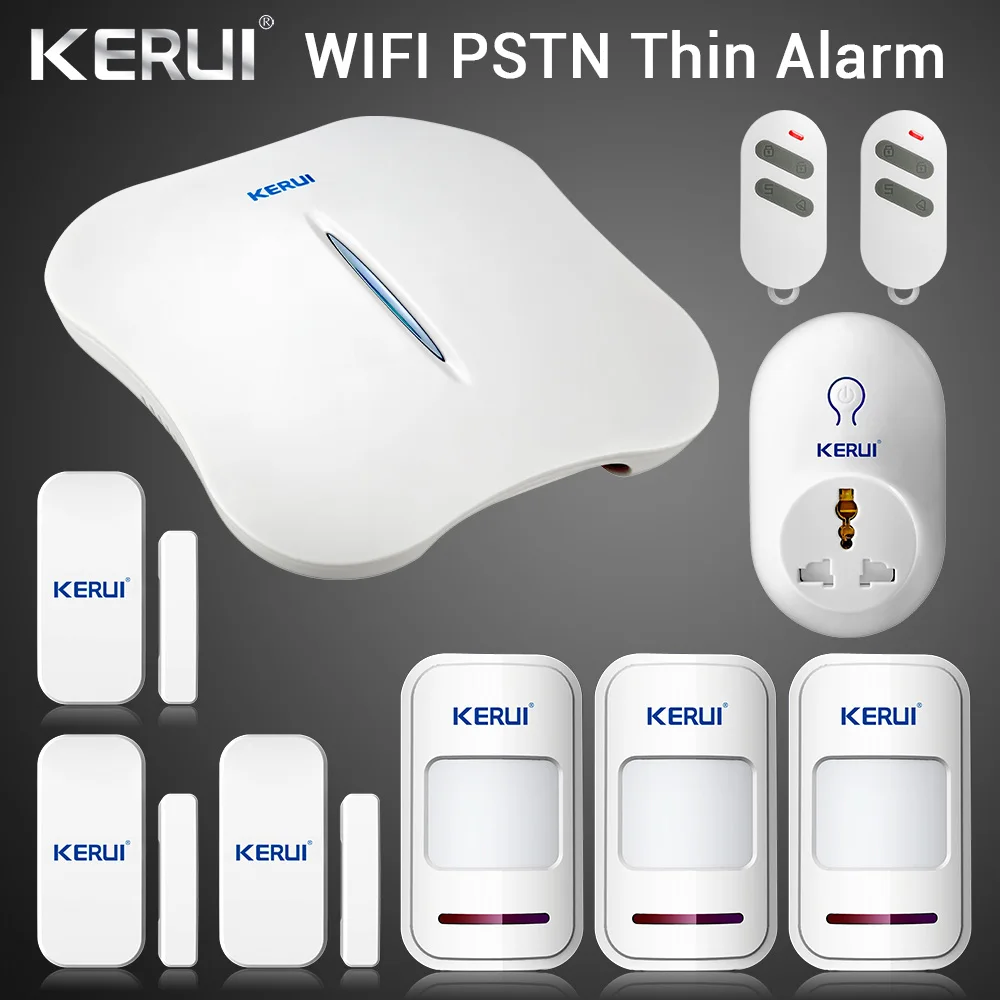 KERUI W1 WIFI сигнализация домашняя PSTN защита от взлома интеллектуальная система Android