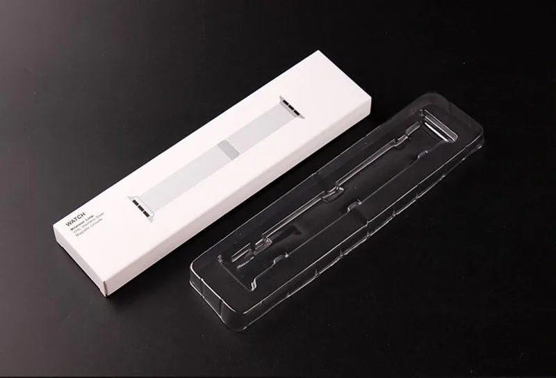 

Simple Style Package Watchband Box for Apple Watch Milanese Dedicated Bands 38mm 42mm for Iwatch Milanese Band Retail Gift Box
