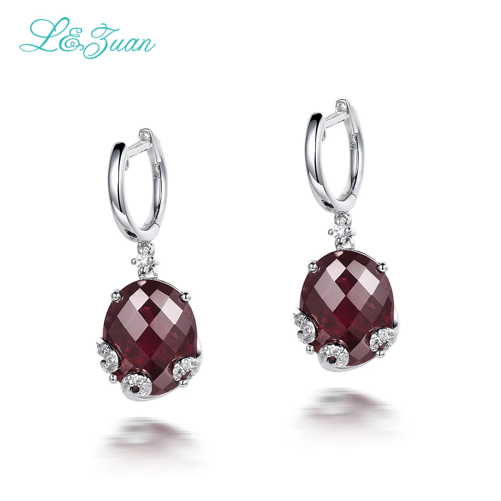 2017 Limited Горячие Продажа Завод Женщины Модный L &amp цзуань 925 10.45ct Природный Гранат