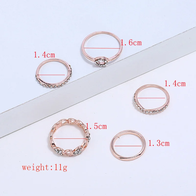 Женское кольцо с кристаллами 8 сезонов модное геометрическое сердечком и хвостом