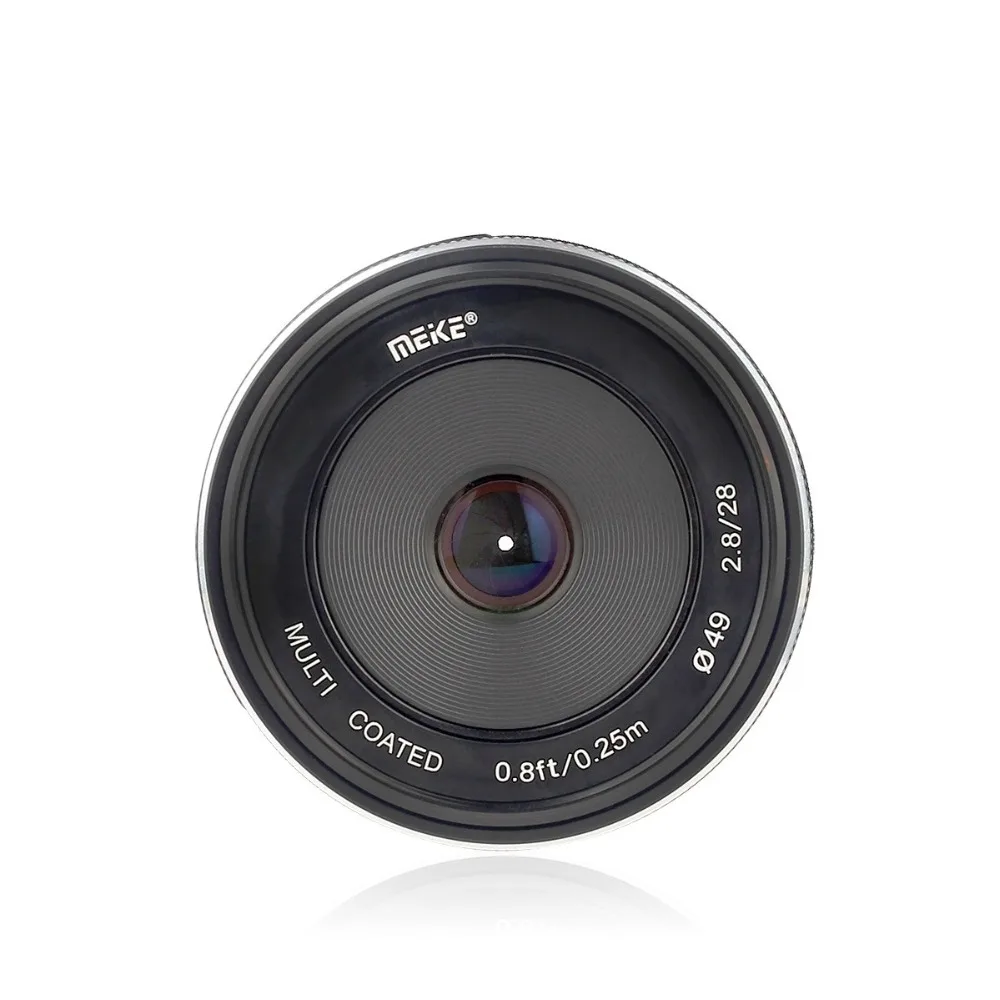 Meike 28 мм f2.8 f/2 8 Большая диафрагма ручной фокус объектив APS C для Nikon 1 mount J1 V1 J2