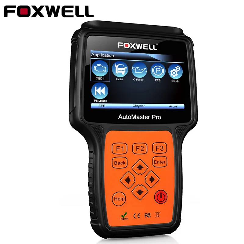 FOXWELL NT624 PRO полный Системы OBD2 инструмент диагностики автомобиль ABS подушка