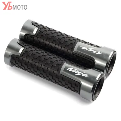 Аксессуары для мотоциклов ручки 7/" 22 мм для KAWASAKI Ninja 250R 300R 250 400 650R 1000 2008 - Цвет: Titanium
