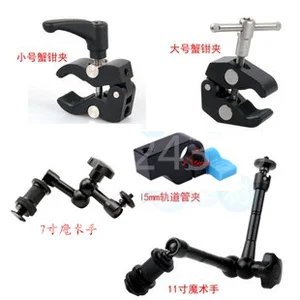 Крепление для камеры DSLR Magic Arm, Супер Зажим для камеры, ЖК-монитор, светодиодный светильник, штатив для Canon 5DIII для nikon D3200