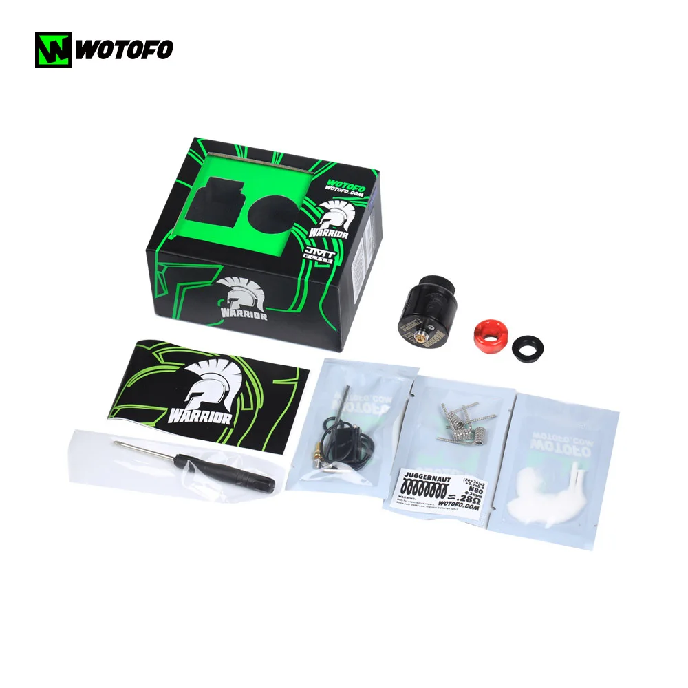 Оригинальный Wotofo Warrior RDA 25 мм Vape бак испаритель восстановление капель атомайзер 510