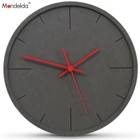 2018 black friday promotional mandelda silent quartz home decor clock wood modern living room wall clock for sale