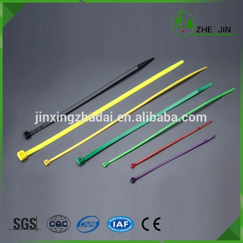 

ZHEJIN (100pcs) ZJ-10*650MM (25.6"X120lbs) Nylon Plastic Zip Wrap Cable Loop Ties Wire(width:7.2mm)