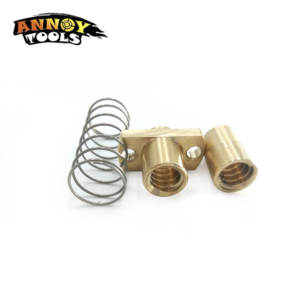 DIY CNC 3018 эксклюзивный 3d принтер части T8 анти люфт подпружиненный гайка устранение зазора гайка для 10 мм