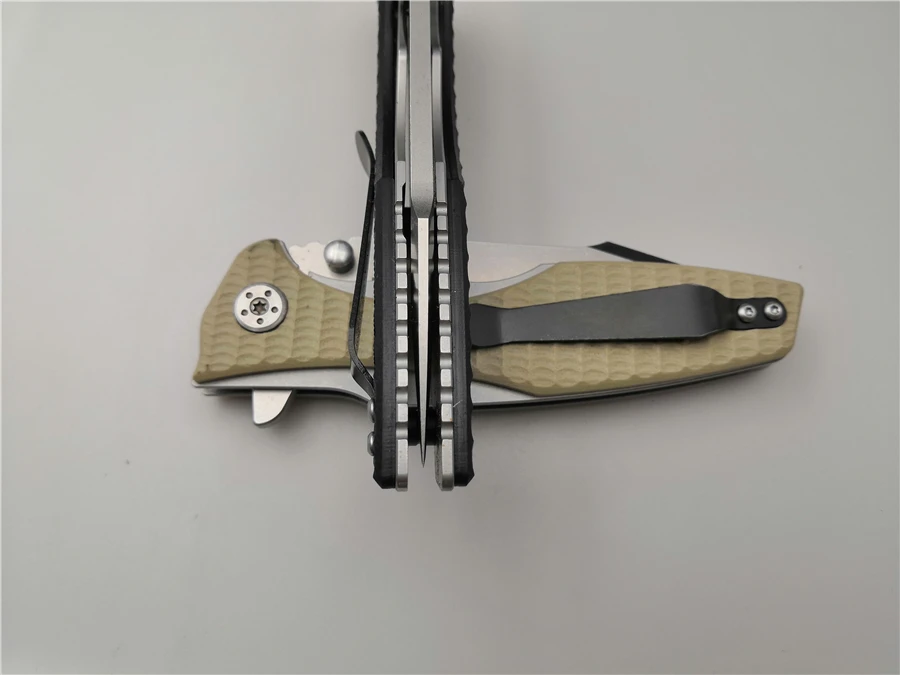 Складной нож KESIWO ZT0393 9CR18 лезвие G10 Ручка Флиппер шарикоподшипник кемпинг выживания тактический нож Открытый Инструменты