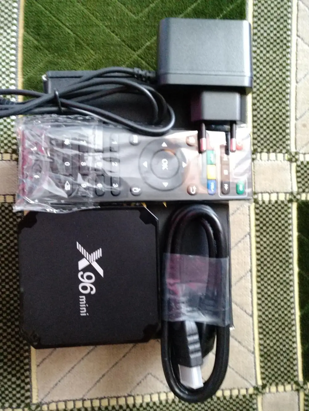 Vontar X96 мини Android ТВ-приставка Amlogic S905W четырехъядерный 2,4G WiFi X96mini Android 7,1 смарт-приставка 4K медиаплеер