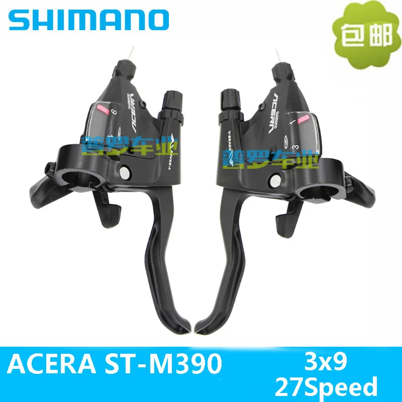 SHIMANO Acera горный велосипед ST M390/T3000 рычаг переключения ручного тормоза 3*9 Скорость