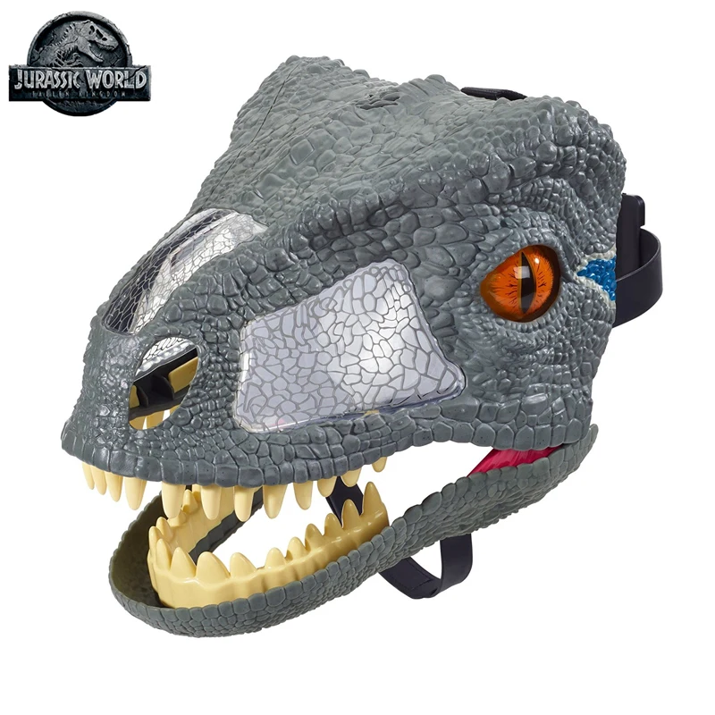 Оригинальный Mattel мир Юрского периода 2 динозавра звуки эффект маска одна деталь