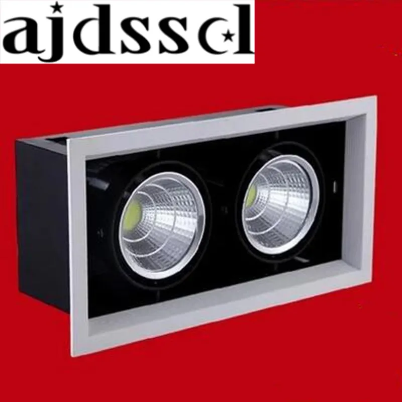 Потолочные светильники LED COB 2x13w 26w поверхностного монтажа Диммируемые
