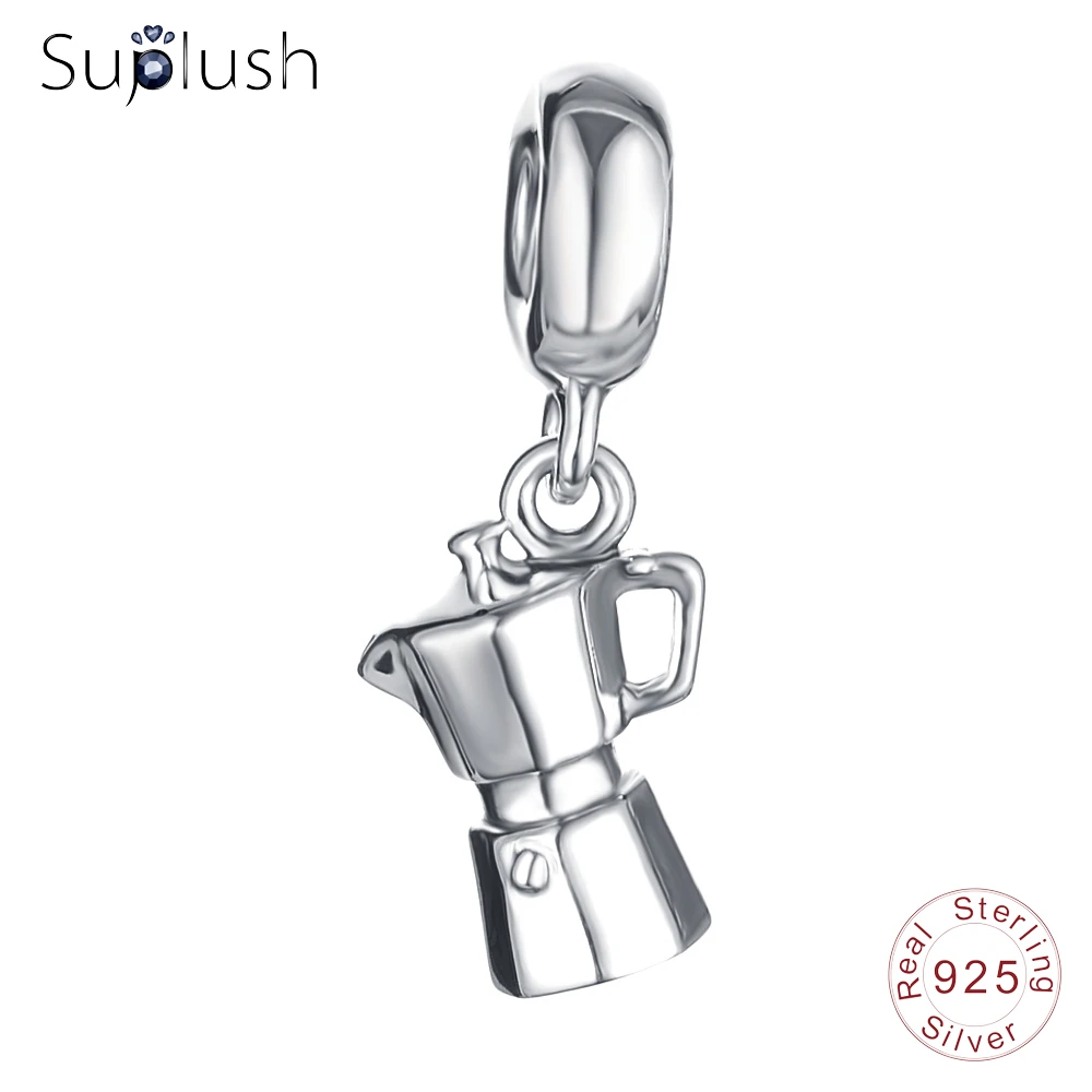Suplush 31 стиль 925 пробы Серебряный Кулон Шарм Подходит бренд Шарм DIY браслет кулон для изготовления ювелирных изделий
