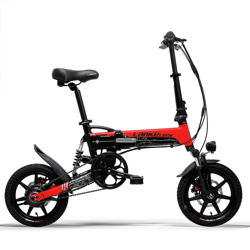 G100 Folding Electric City Bike 400W 36V 8.7AH 1Speed Disc Brakes Lightweight frame Front and rear double shock absorption | Спорт и