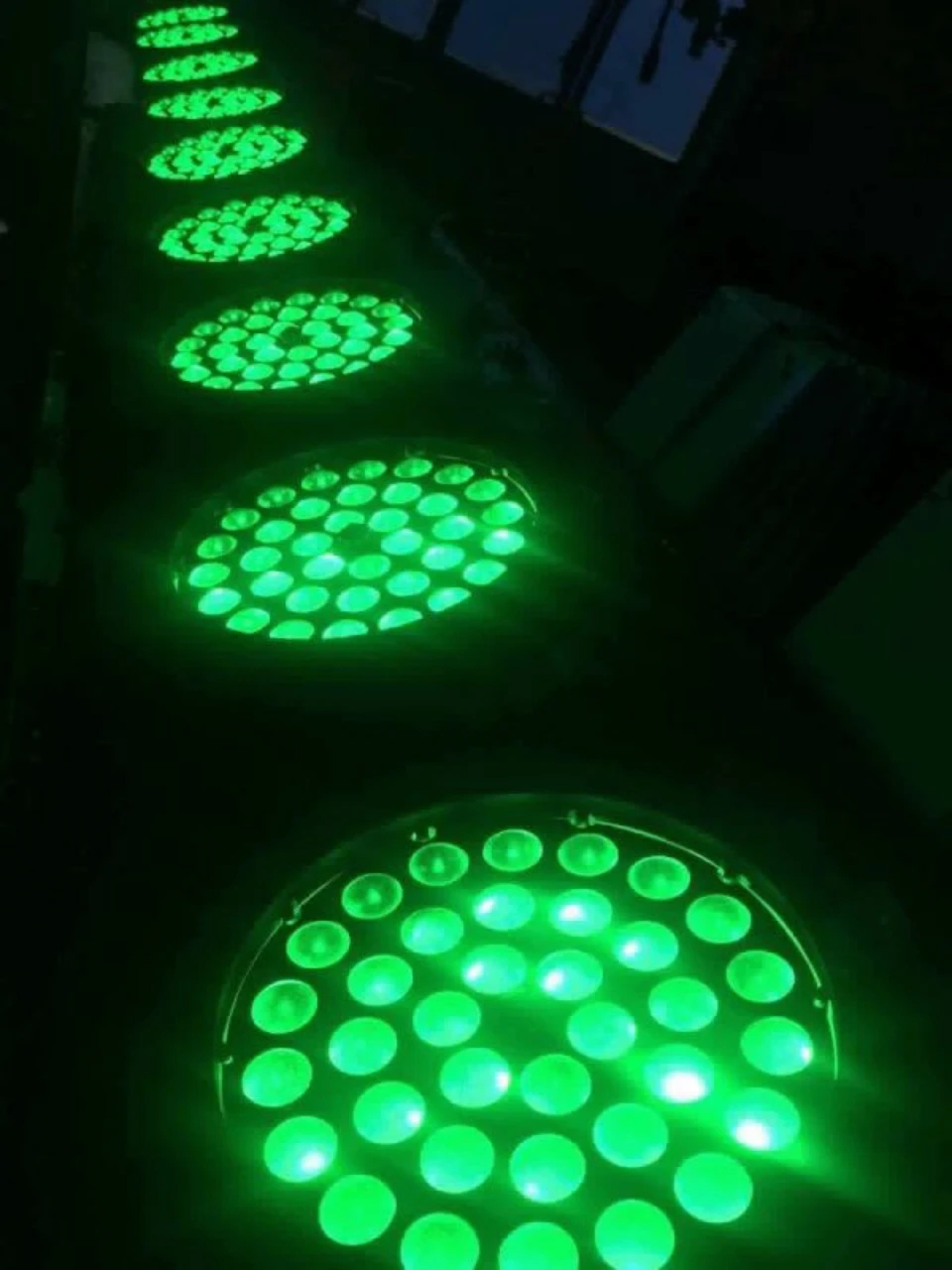6 шт./Лот светодиодная Подвижная головка с зумом 36x10 Вт RGBW 4 в 1 36x12 RGBWA 5 36x15 RGBWAUV
