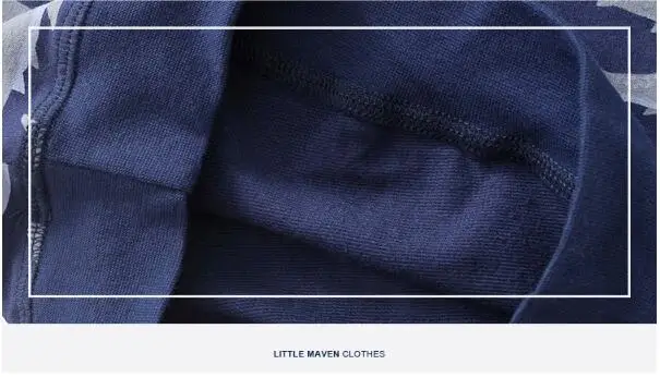 Little maven/детская брендовая одежда для маленьких мальчиков 2018 г. Осенняя хлопковая