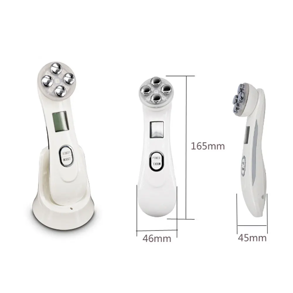 5In1 rf EMS ионный мезотерапия Электропорация уход за кожей лица Красота ручка Радио