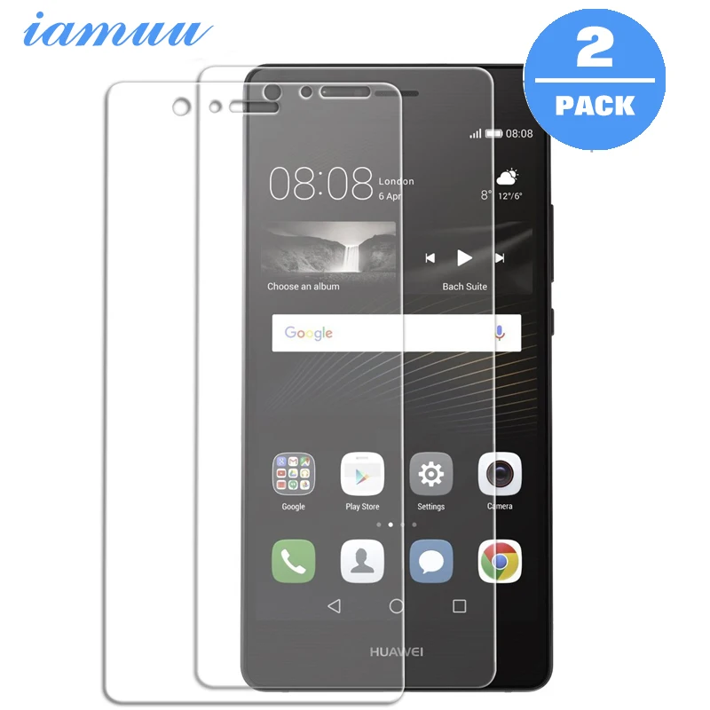 2 шт. закаленное Стекло Плёнки для Huawei p9 P9 Lite 2017 мини Экран протектор против