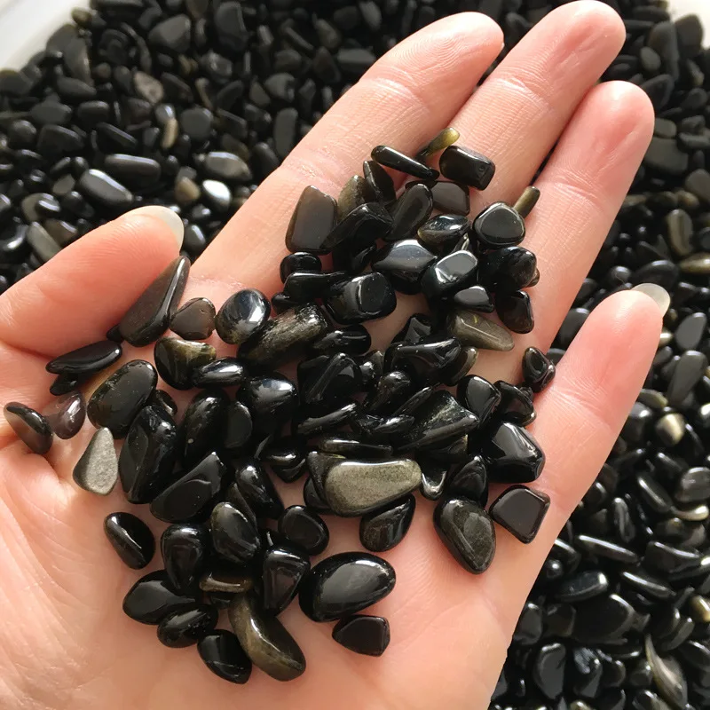 500 г натуральный Золотые пески обсидиановый кристалл камень кварц минеральные