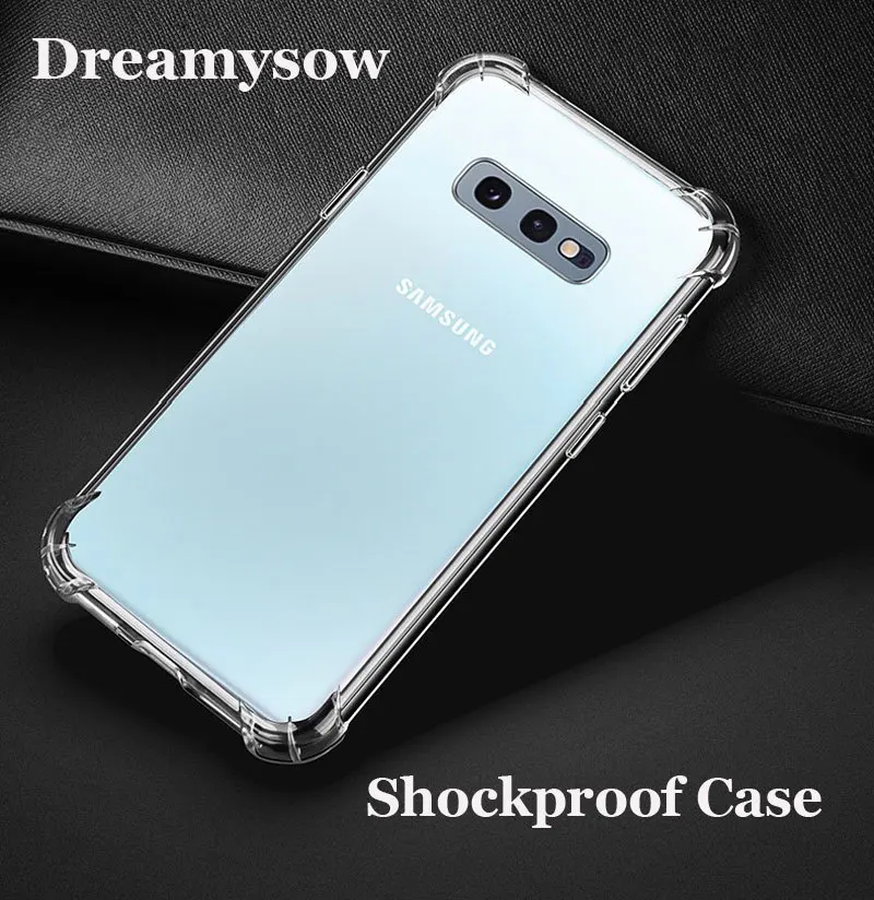 Прозрачный чехол из термополиуретана для samsung A10 A20 A30 A50 A40 A70 S10E S10 плюс задняя
