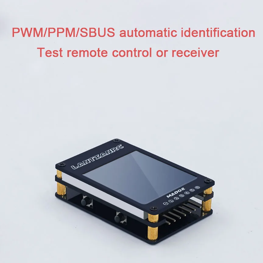 Тестер напряжения ШИМ PPM SBUS дисплей монитор 2-6S Автоматический прочный для