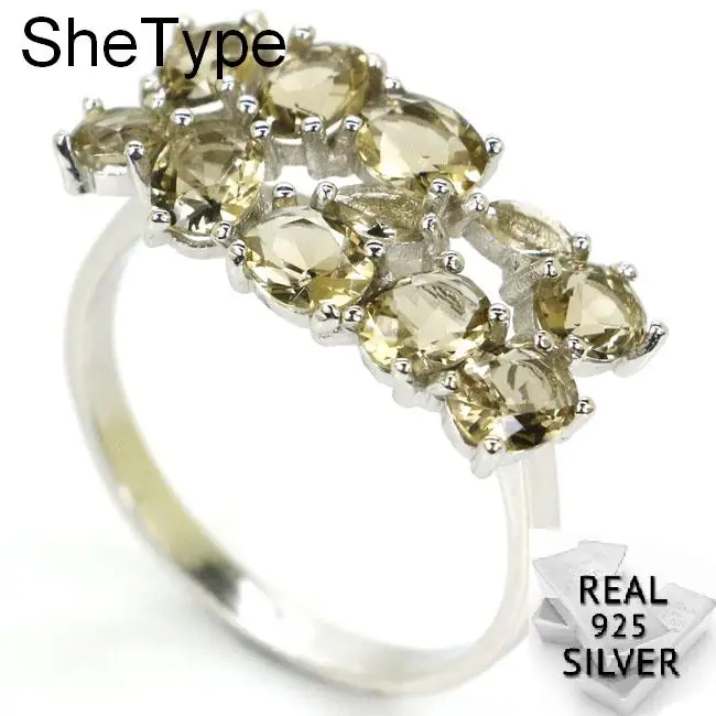Романтическое женское кольцо SheType 3 4 г серебро 925 пробы 23x10 мм Кольца 