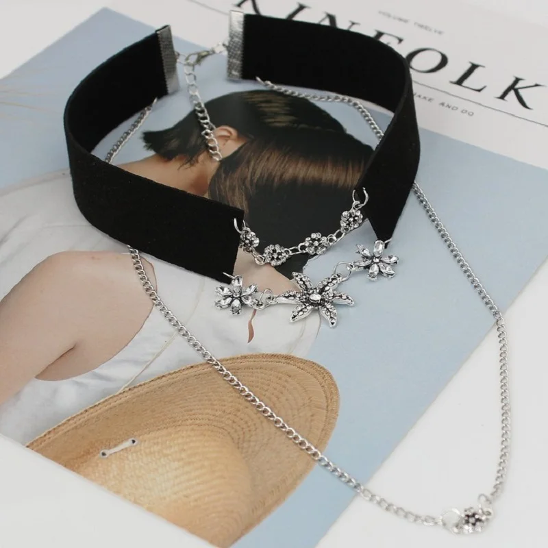 Collares mujer 2018 chocker женщины ожерелье kpop аксессуары кеттинг colar masculino feminino|Колье| |