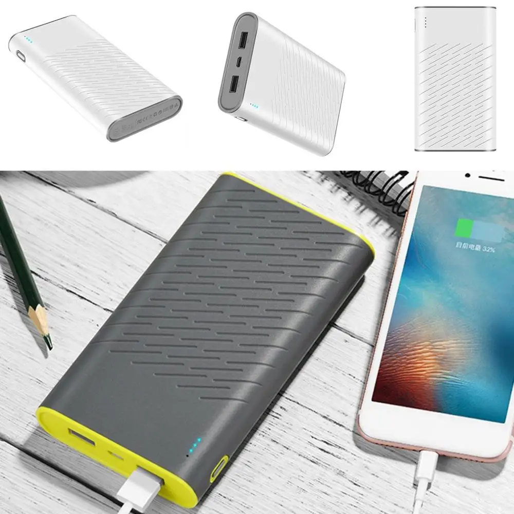 HOCO power Bank 20000 мАч Универсальный внешний аккумулятор портативное Внешнее зарядное устройство для iPhone X XS XR 8 Xiaomi 8 Dual USB Pover bank