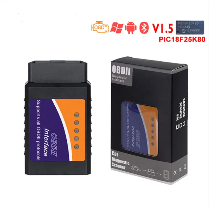 Firmware V1.5 ELM327 Bluetooth ELM 327 OBD2 Diagnostic Tool | Автомобили и мотоциклы