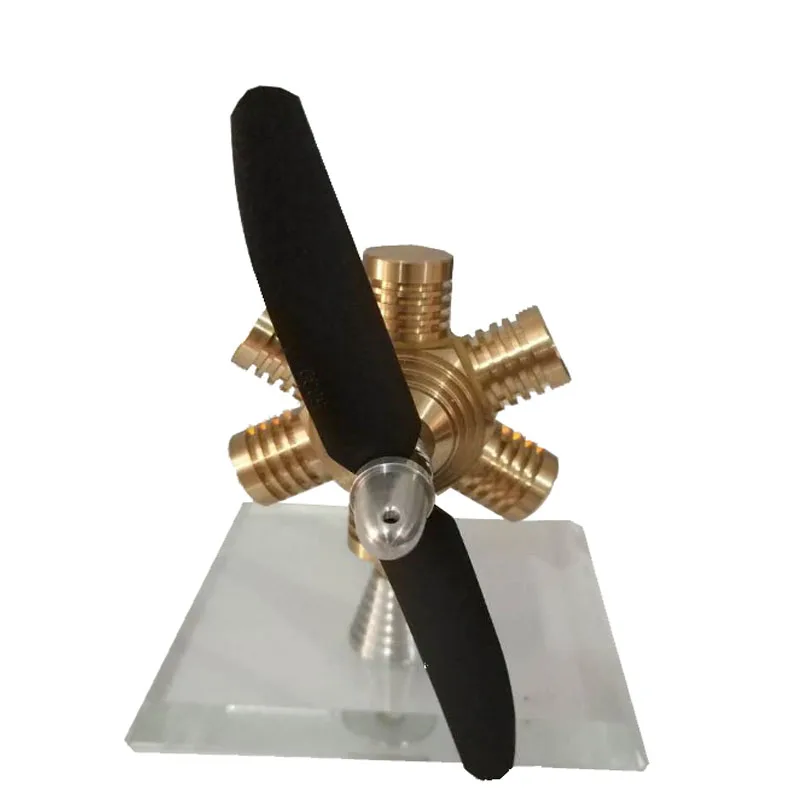Фото Stirling engine external combustion micro-generator birthday gift six-cylinder aircraft model Обустройство дома Stirling engine external combustion micro-generator birthday gift six-cylinder aircraft model Обустройство дома