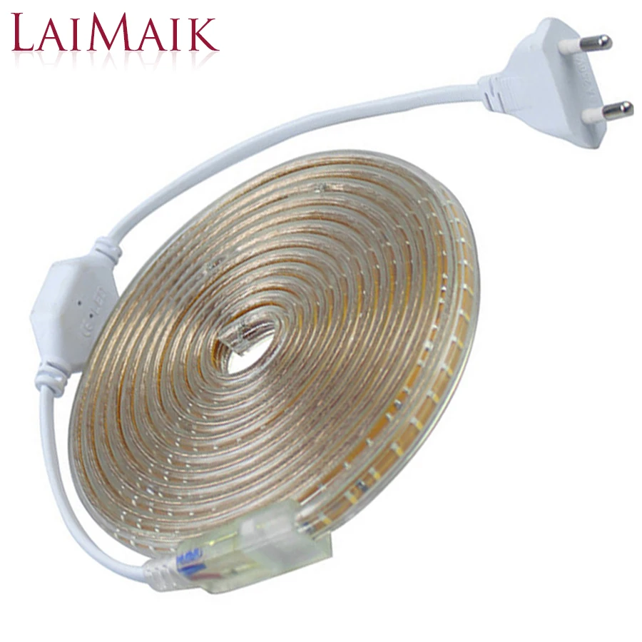 Комплект светодиодной ленты LAIMAIK SMD3014 AC220 в 120 светодиодов/м лента гирлянда IP67