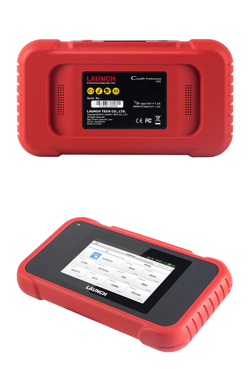 Launch X431 CRP123E OBD2 ENG ABS подушка безопасности SRS на авто диагностический инструмент OBDII считыватель кодов Сканер бесплатное обновление pk CRP123X CRP123