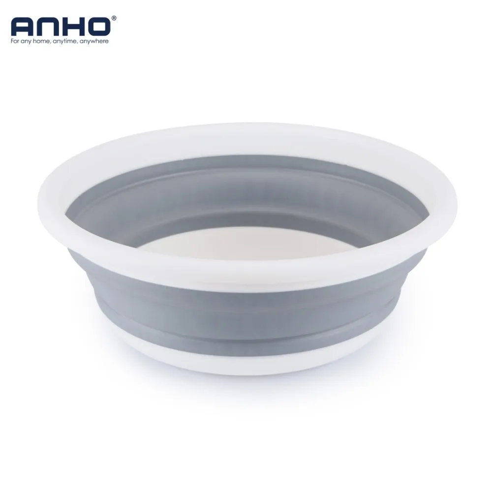 Моечное ведро креативное пластиковое складное портативное кухонное для ванной